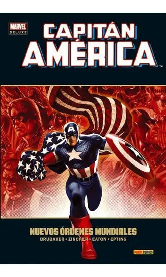 Portada de Comic Marvel Deluxe Capitan America 15 Nuevos Ordenes Mundia