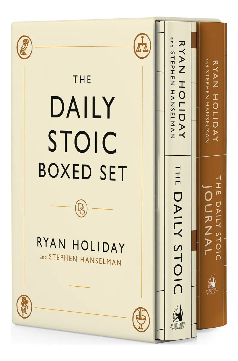 Portada de Estuchethe Daily Stoic Boxed Set [ Ryan Holiday ] Original, De Ryan Holiday., Vol. 1. Editorial Portfolio, Tapa D…