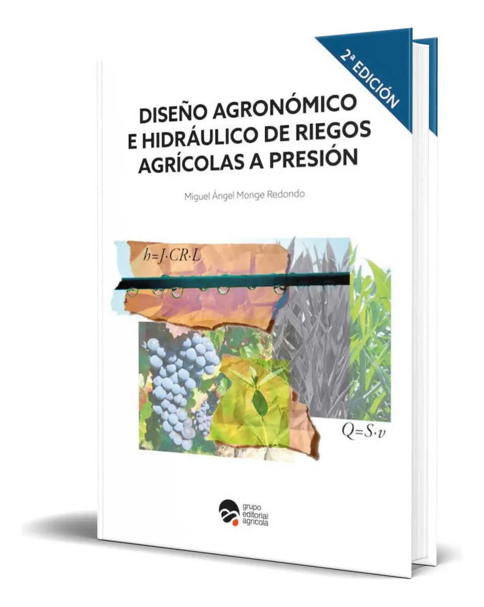 Portada de Libro Diseño Agronomico E Hidraulico De Riegos [ Original ]