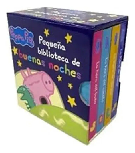 Portada de Libro Peppa Pig Pequeña Biblioteca De Buenas Noches Original