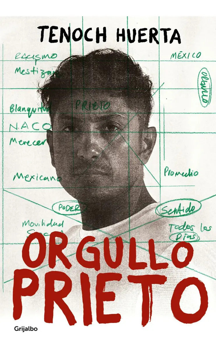 Portada de Orgullo Prieto, De Tenoch Huerta., Vol. 0.0. Editorial Grijalbo, Tapa Blanda, Edición 1.0 En Español, 2022