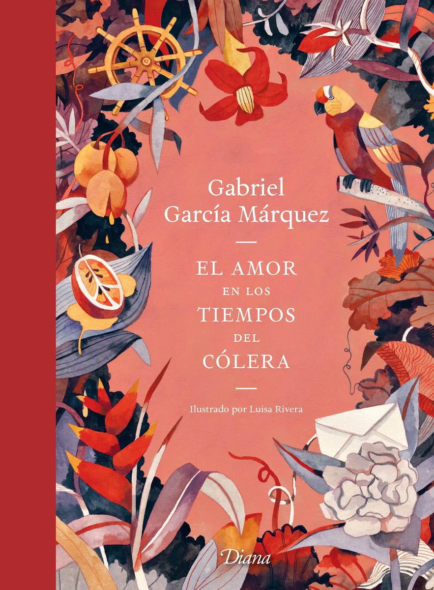 Portada de El Amor En Los Tiempos Del Cólera. Edición Ilustrada (tapa Dura), De Gabriel García Márquez. Fuera De Colección E…