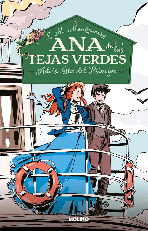 Portada de Ana De Las Tejas Verdes 5 - Adiós, Isla Del Príncipe, De Montgomery, Lucy Maud. Serie Molino, Vol. 0.0. Editorial…