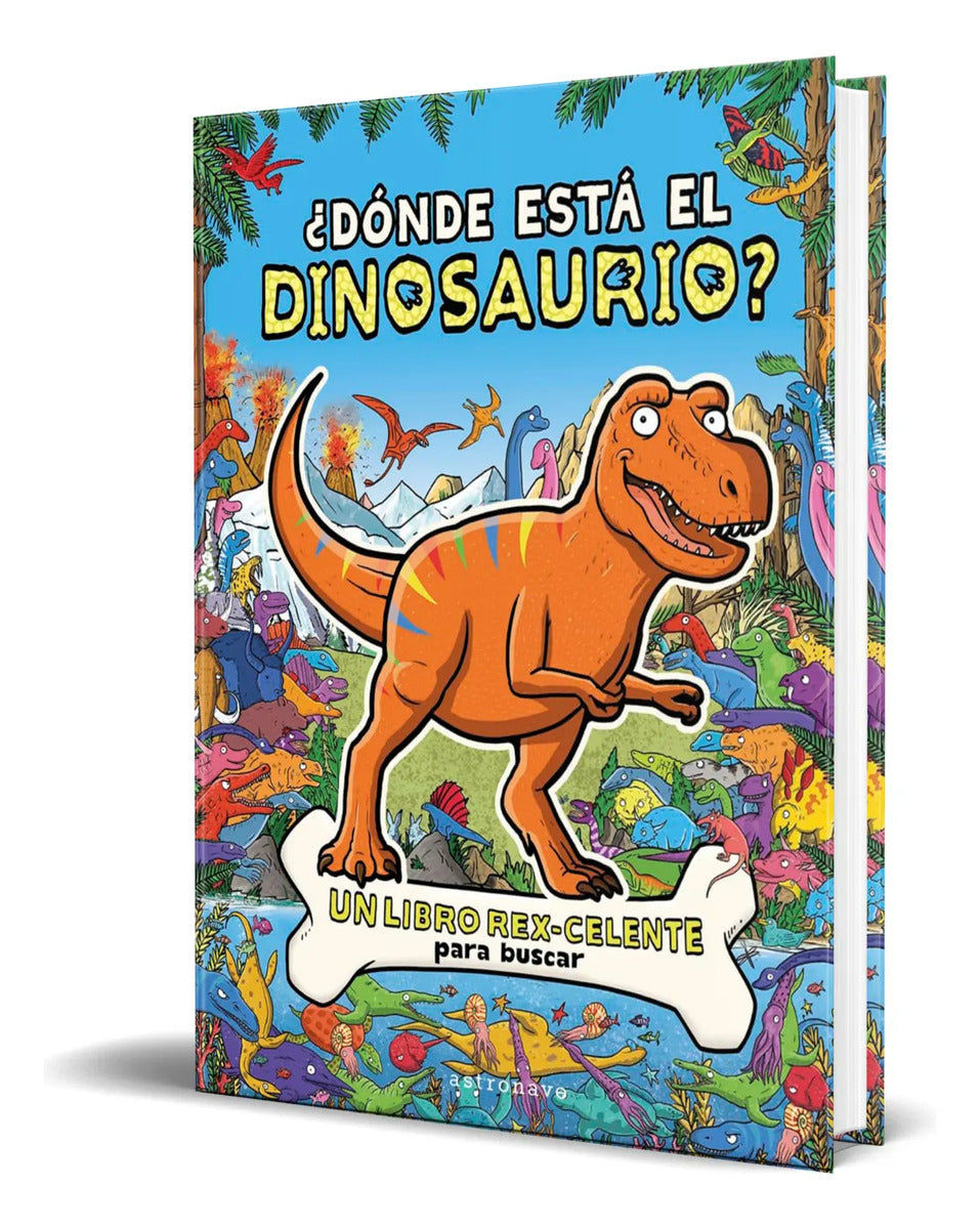 Portada de Libro ¿donde Esta El Dinosaurio? [ Helen Brown ] Original