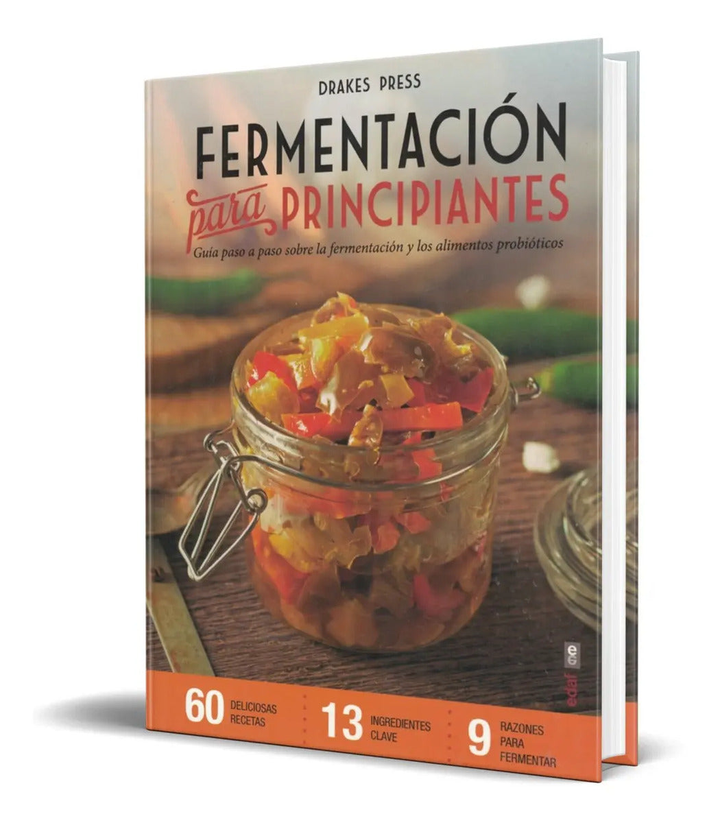 Portada de Libro Fermentación Para Principiantes [ Guia Paso A Paso ]