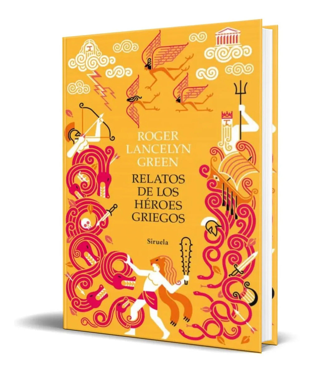 Portada de Libro Relatos De Los Heroes Griegos [ R. Lancelyn] Original
