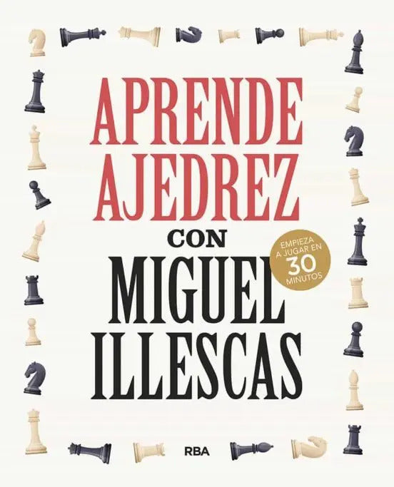 Portada de Libro Aprende Ajedrez Con Miguel Illescas [ Original ]