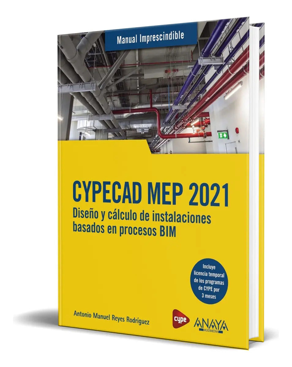 Portada de Libro Cypecad Mep 2021 [ Diseño Y Calculo ] Original, De Antonio Manuel Reyes Rodriguez. Editorial Anaya Multimed…