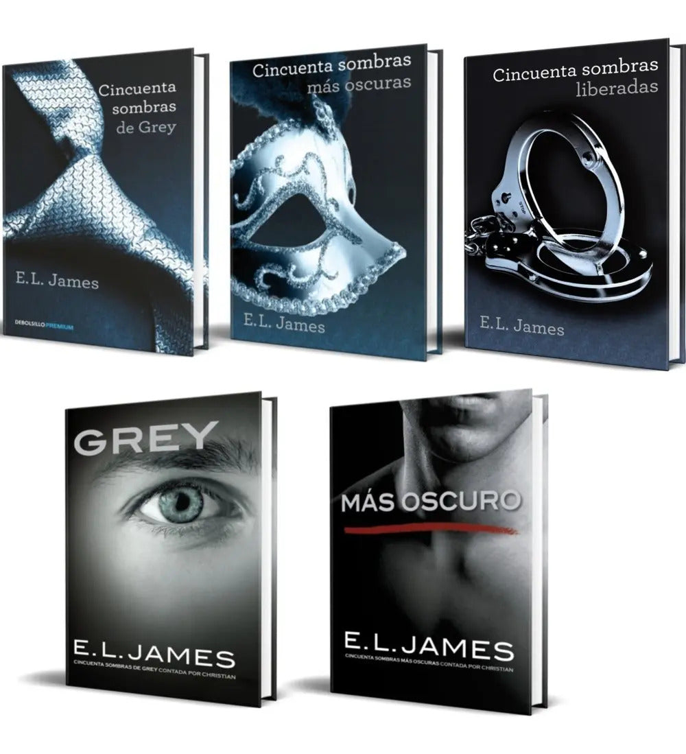 Portada de Saga Cincuenta Sombras De Grey [ 5 Libros ] Originales