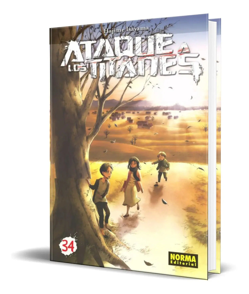 Portada de Libro Ataque A Los Titanes Vol.34 [hajime Isayama] Original