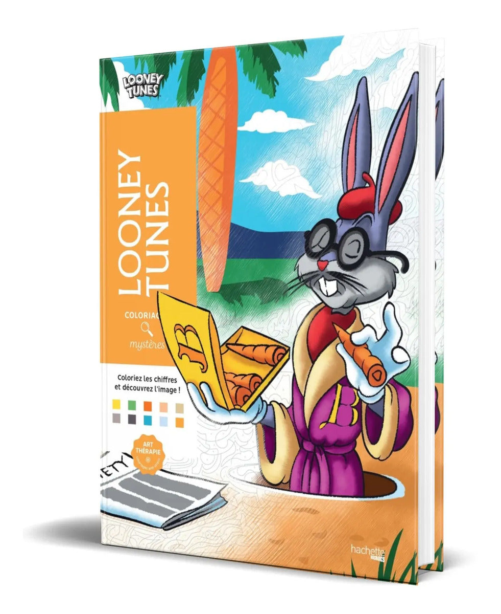 Portada de Colorea Y Descubre El Misterio [ Looney Tunes ] Bugs Bunny