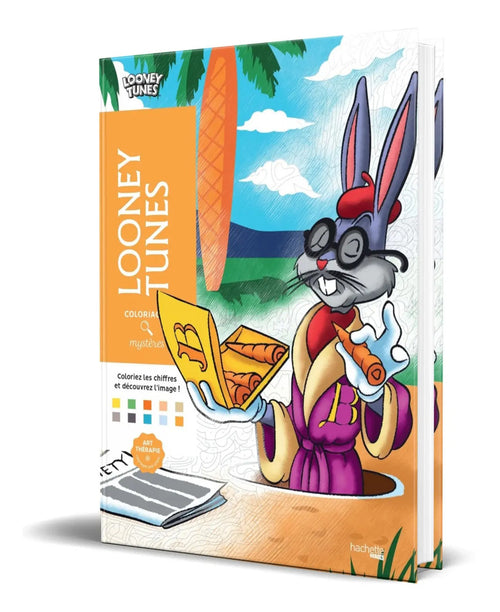 Portada de Colorea Y Descubre El Misterio [ Looney Tunes ] Bugs Bunny