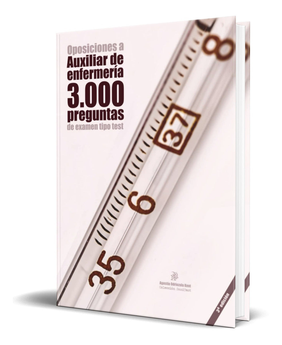 Portada de Libro Oposiciones A Auxiliar De Enfermería 3.000 Preguntas