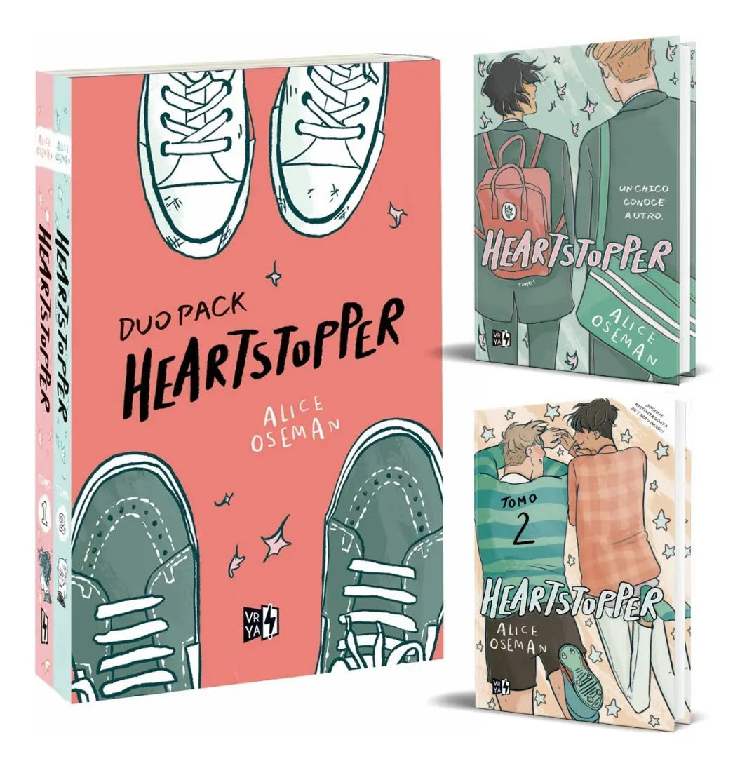 Portada de Pack Heartstopper [ Tomo 1 Y 2 ] Español Original