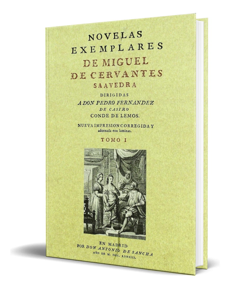 Portada de Libro Novelas Ejemplares I [ Miguel De Cervantes ] Original