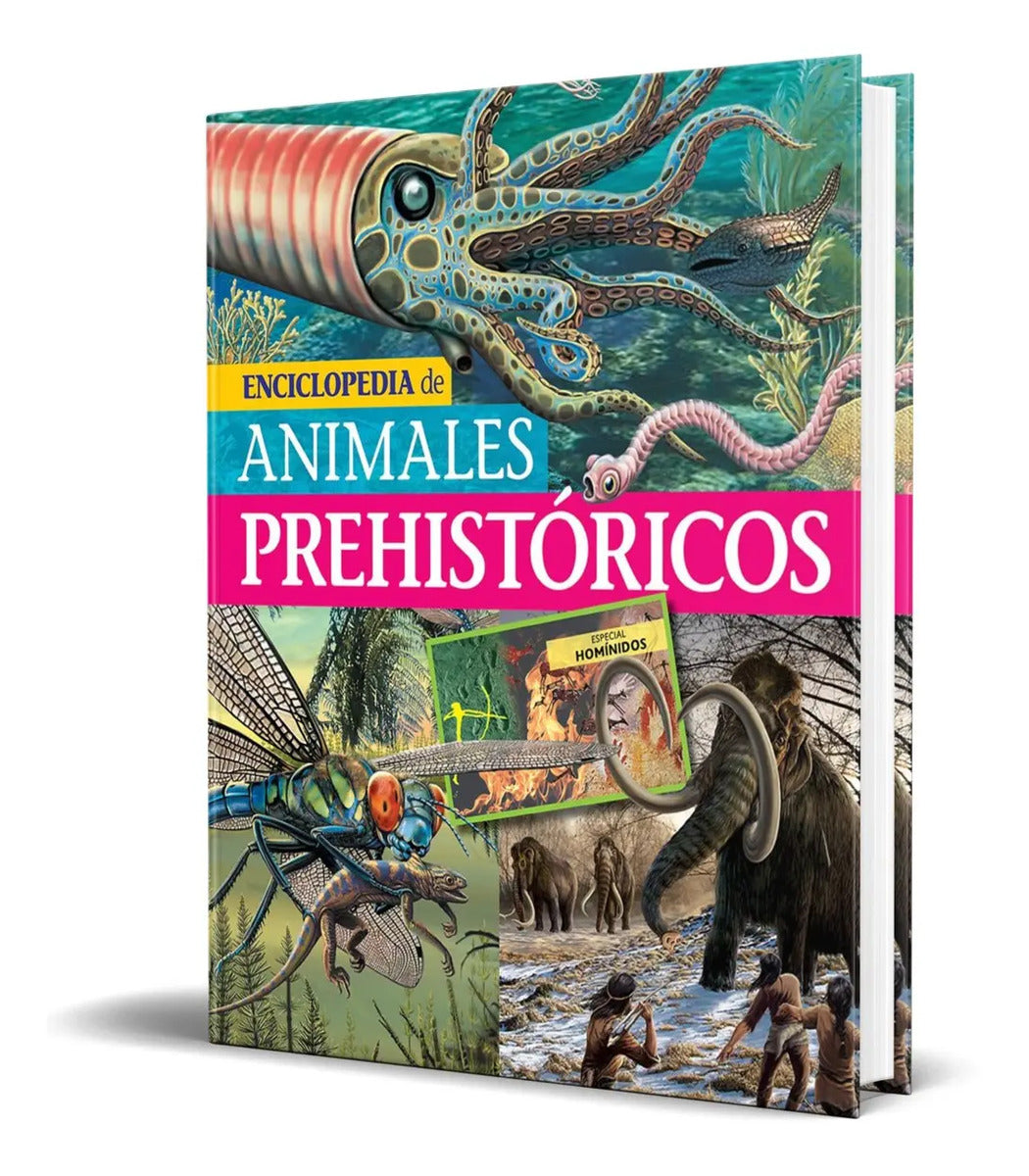 Portada de Libro Enciclopedia [ Animales Prehistóricos ] Pasta Dura