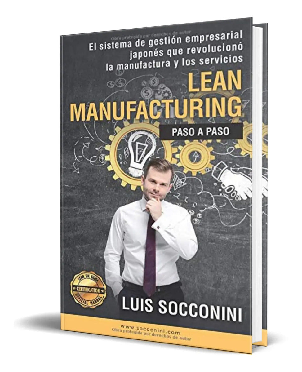 Portada de Libro Lean Manufacturing [ Paso A Paso ] Gestión Empresarial