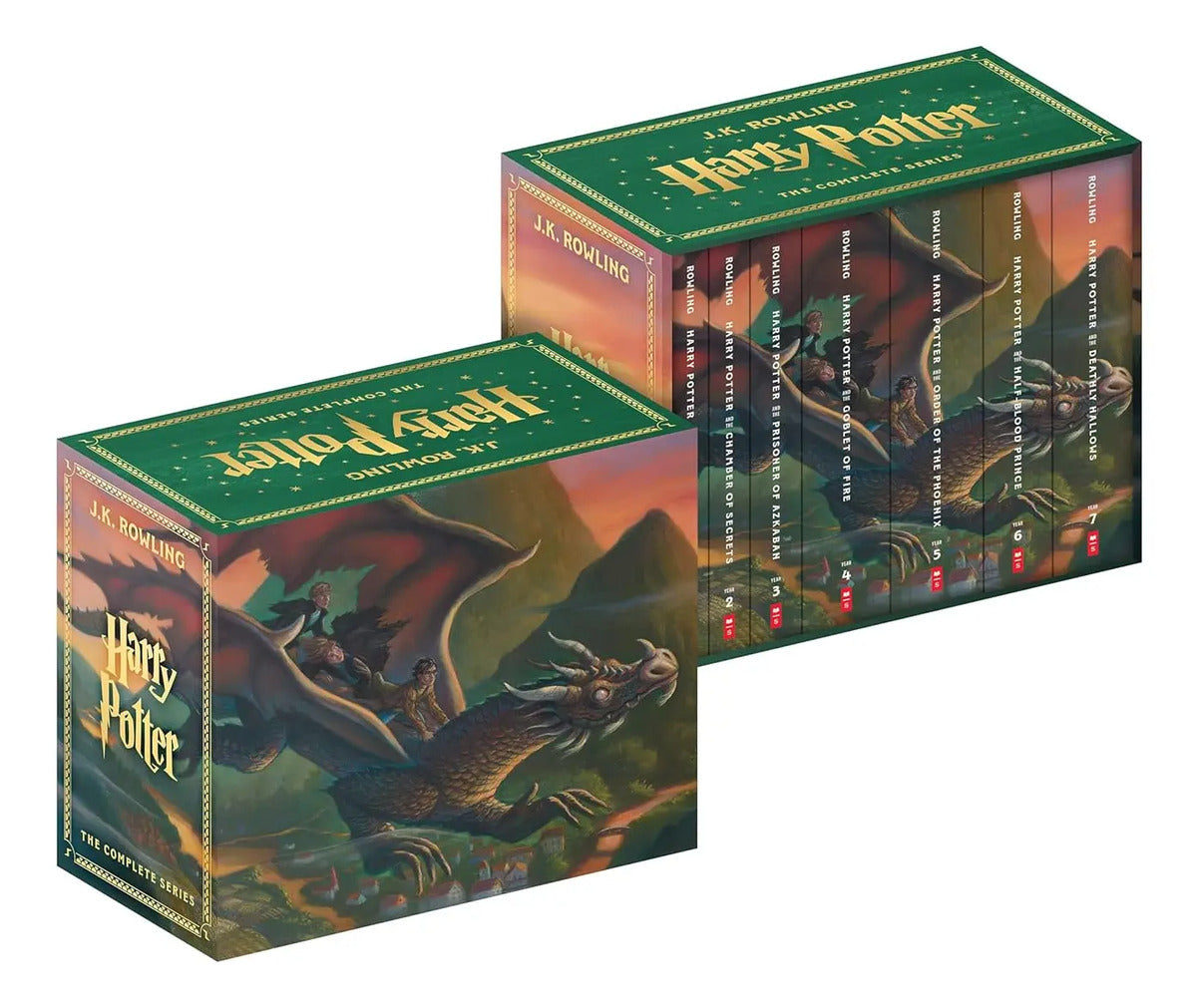 Portada de Libro Harry Potter Paperback Boxed Set [ Vol.1-7 ] Original