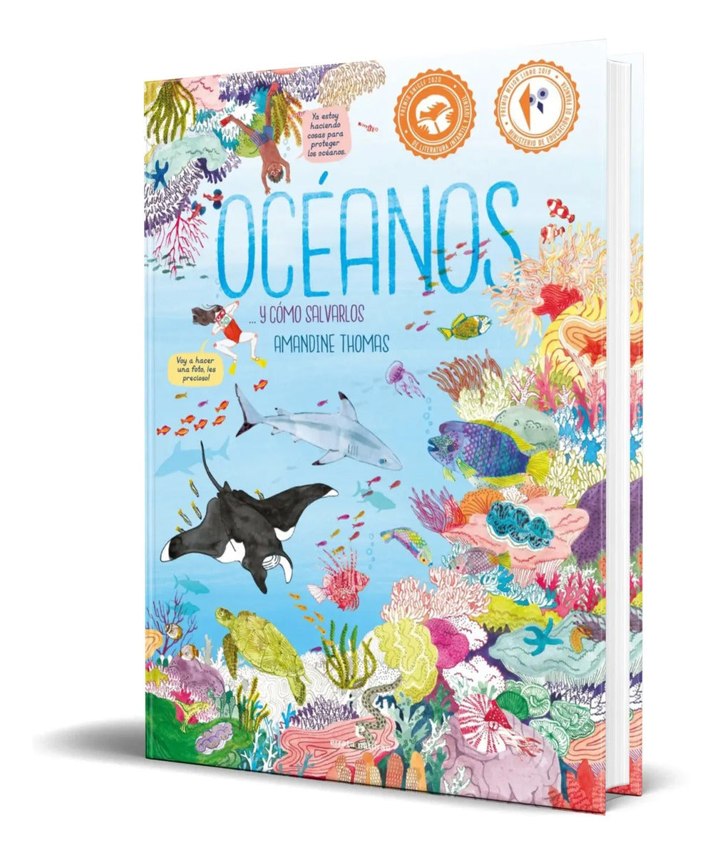 Portada de Libro Oceanos Y Como Salvarlos [ Amandine Thomas ] Original