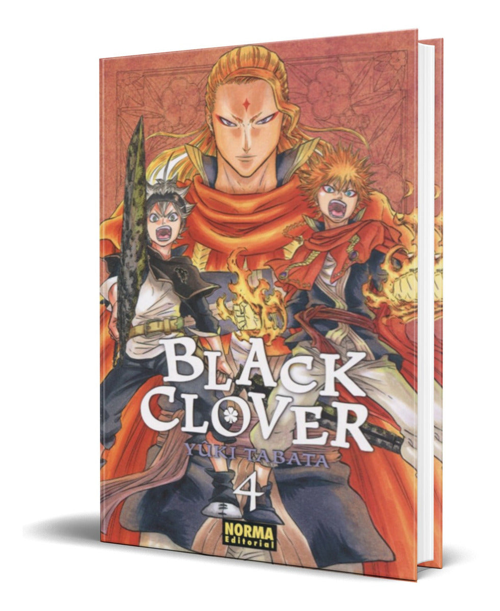 Portada de Libro Black Clover Vol.4 [ Yuuki Tabata ] Original