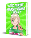 Portada de Libro Como Dibujar Manga Y Anime [ 2 Libros En 1 ] Original