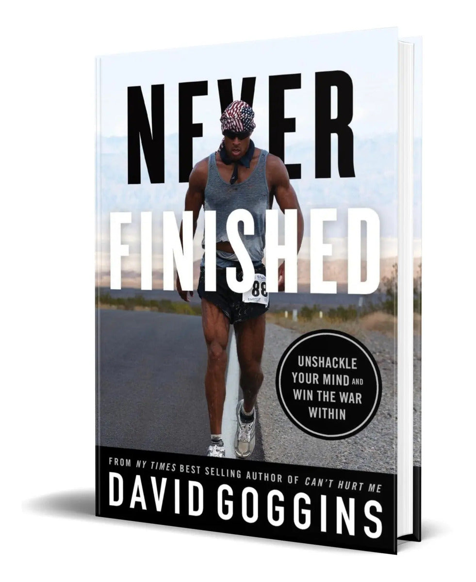 Portada de Libro Never Finished [ David Goggins ] Original