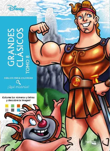 Portada de Dibujos Para Colorear Que Misterio Grandes Clasicos Tomo 8 Editorial Hachette Tapa Blanda En Español