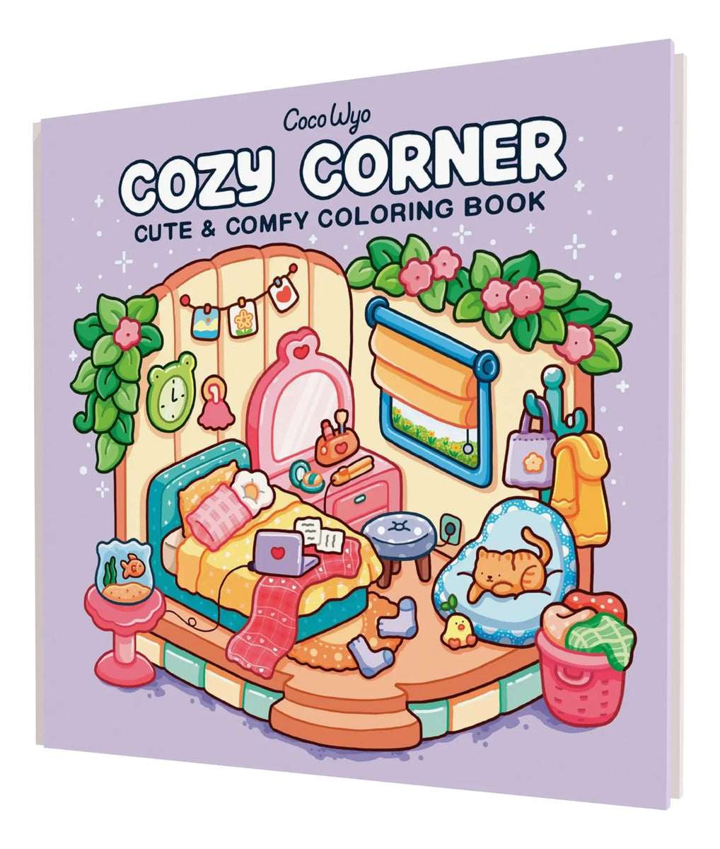 Portada de Cozy Corner [ Coloring Book For Adults And Kids ] Original