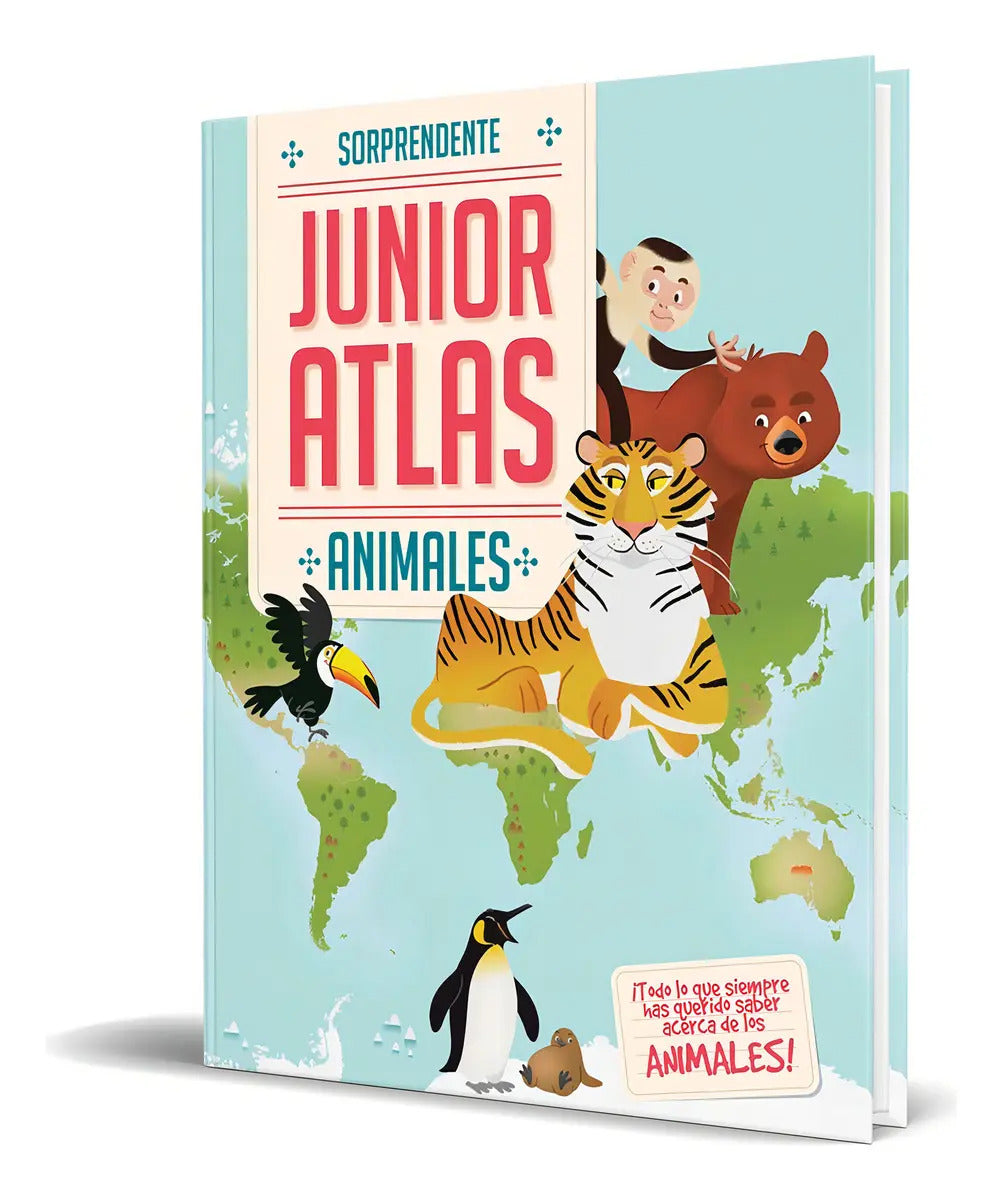 Portada de Libro Sorprendente Junior Atlas Animales [ Original ]