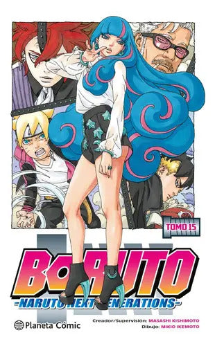 Portada de Boruto N 15, De Masashi Kishimoto. Editorial Planeta Comic, Tapa Blanda En Español, 2022