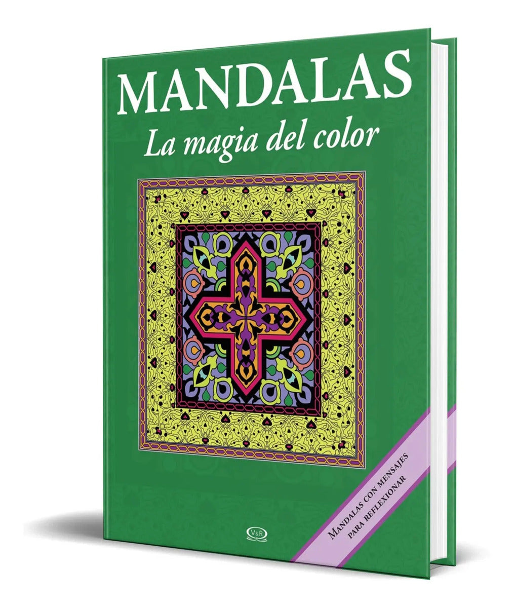 Portada de Libro Mandalas [ La Magia Del Color. Vol. 15 Verde] Original