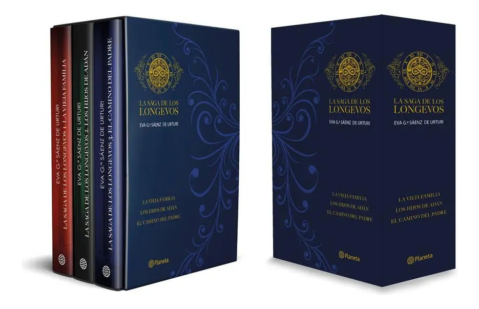 Portada de Estuche La saga de los longevos [ Pasta Dura ] Trilogía