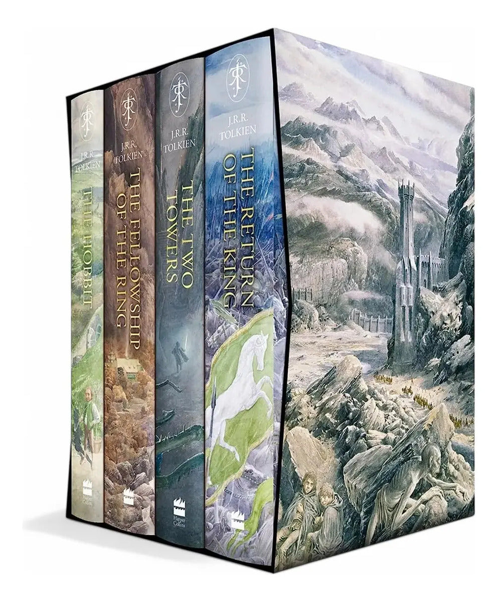 Portada de Libro The Hobbit & The Lord Of The Rings Boxed Set Original