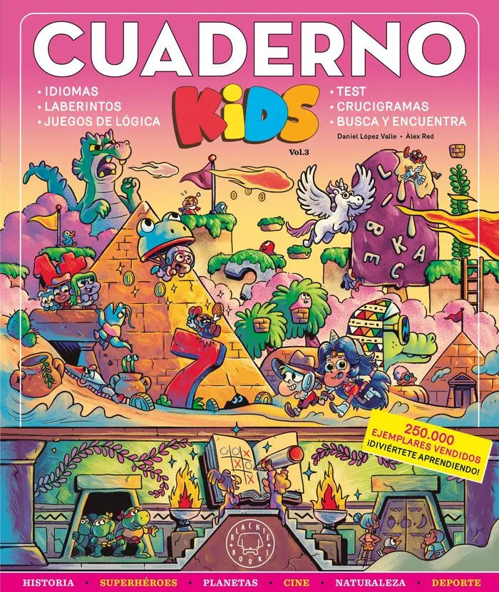 Portada de Cuaderno Kids Vol. 3, De Varios., Vol. 3. Editorial Blackie Little, Tapa Blanda En Español