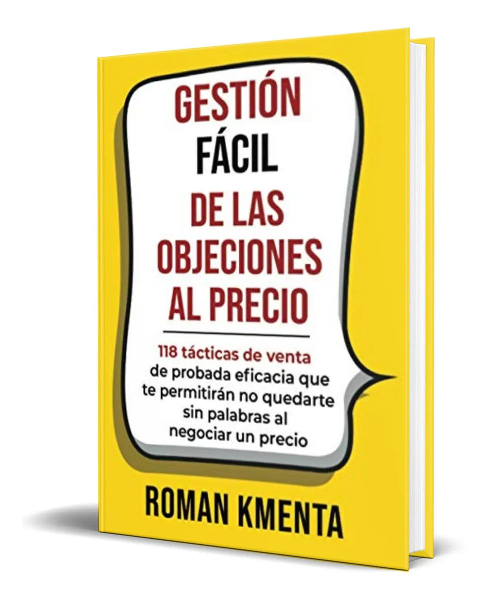 Portada de Libro Gestión Fácil De Las Objeciones Al Precio Original