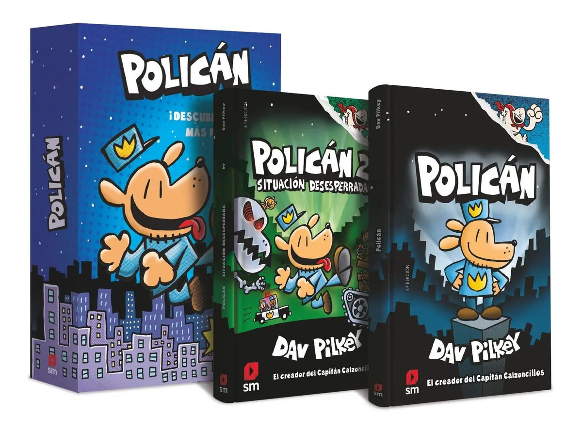 Portada de Pack Pack Policán [ Dav Pilkey ] Original