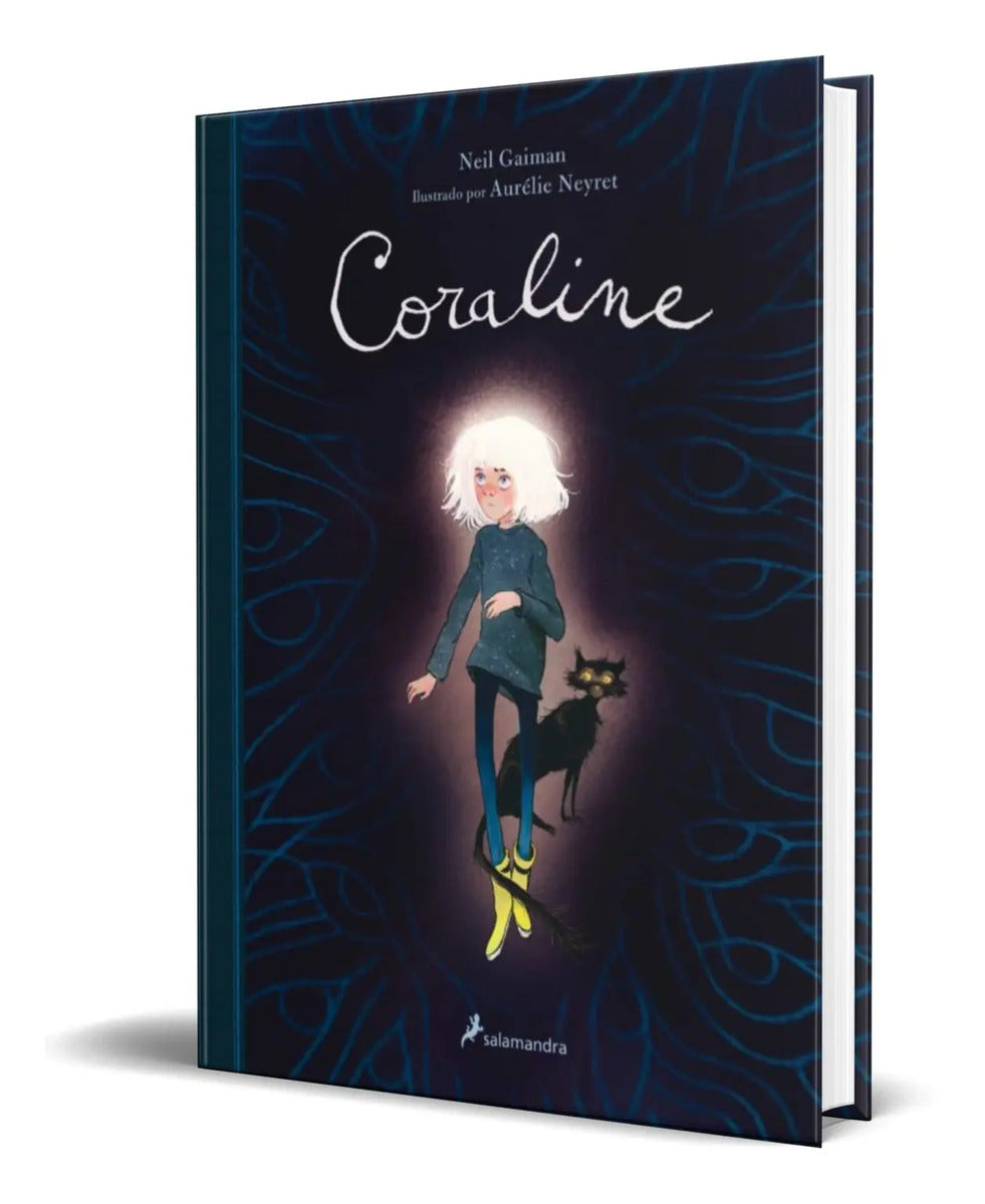 Portada de Libro Coraline [ Edicion Ilustrada ] Pasta Dura Original