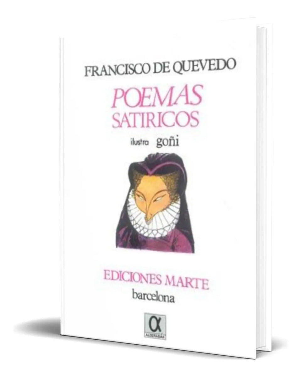 Portada de Libro Francisco De Quevedo [ Poemas Satíricos ] Original