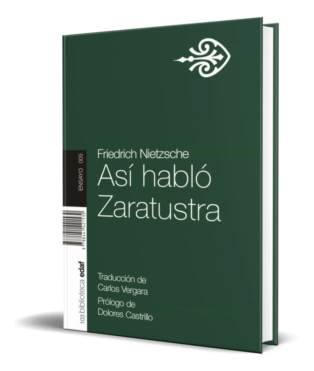 Portada de Libro Asi Hablo Zaratustra [ Friedrich Nietzsche ] Original