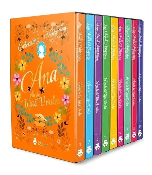 Portada de Pack Ana De Las Tejas Verdes [ 9 Libros Con Estuche ]