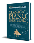 Portada de Libro Classical Piano Sheet Music 60 Famous Solos Original