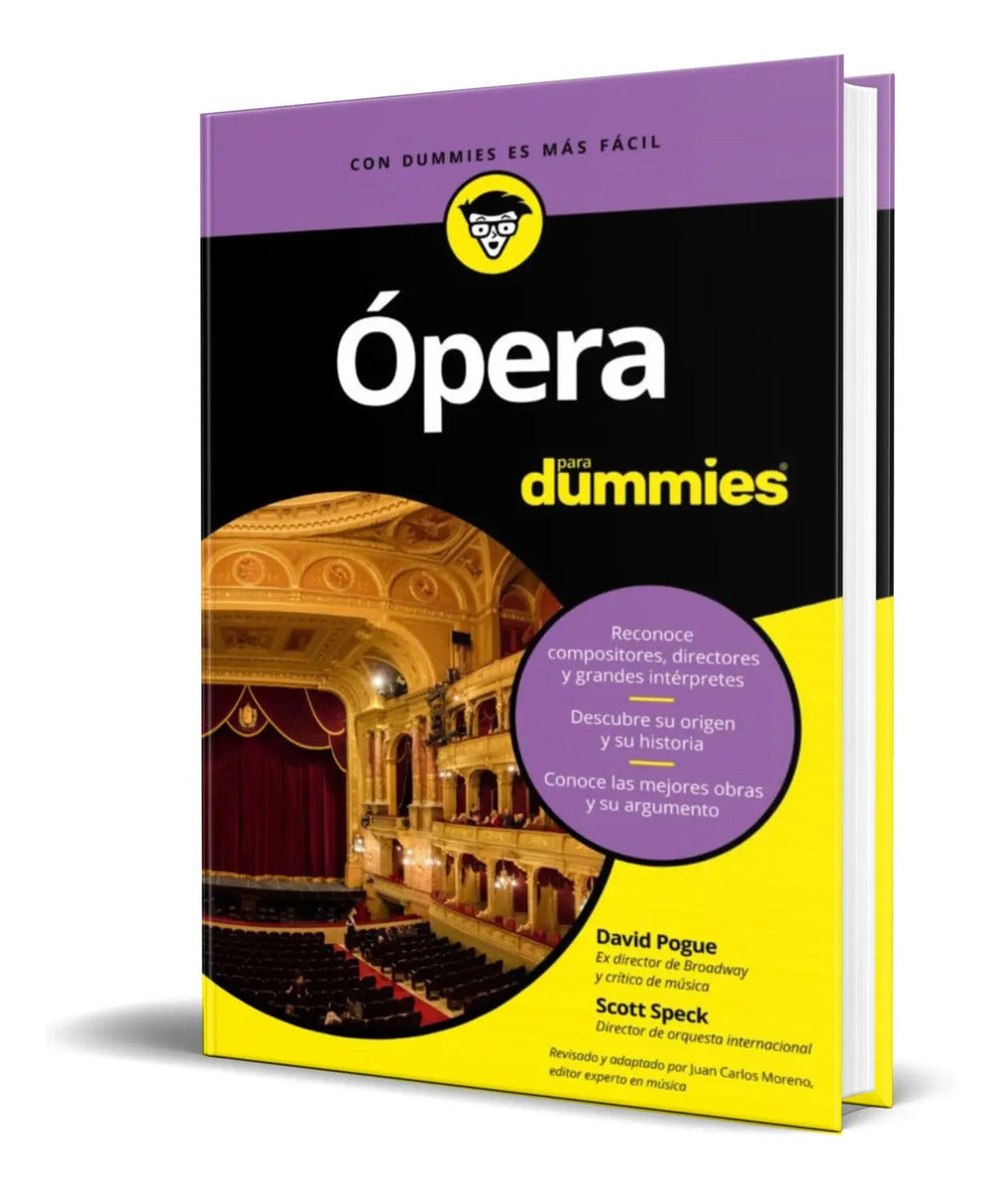Portada de Libro Opera Para Dummies [ Scott Speck ] Original