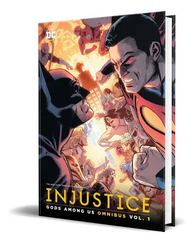 Portada de Injustice Gods Among Us Omnibus Vol.1, De Tom Taylor. Editorial Dc Comics, Tapa Blanda En Inglés, 2019