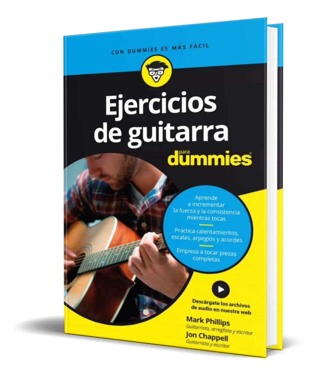 Portada de Libro Ejercicios De Guitarra Para Dummies [ Original ]