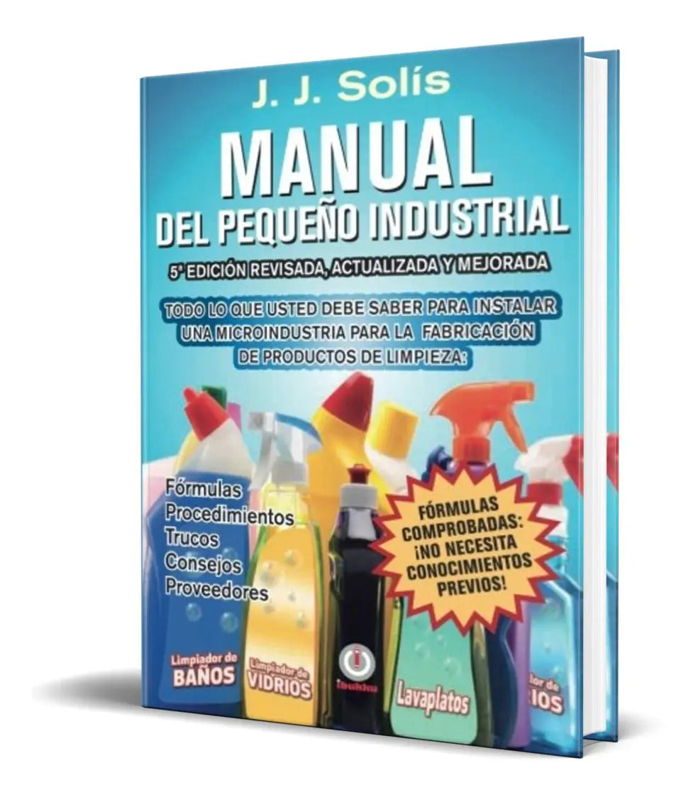 Portada de Libro Manual Del Pequeño Industrial [ Productos Limpieza ]