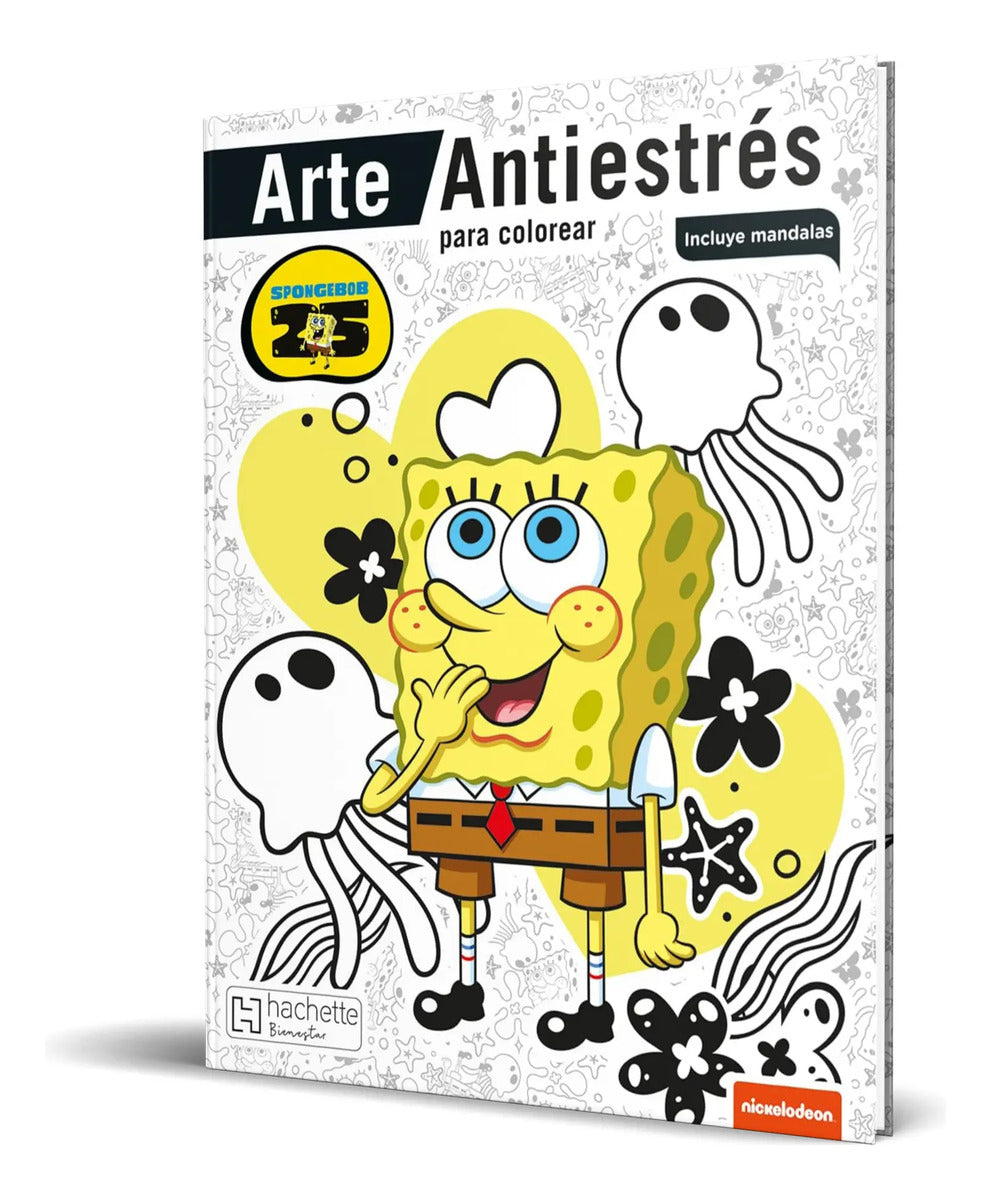 Portada de Para Colorear Para Niños [ Bob Esponja Y Sus Amigos ]