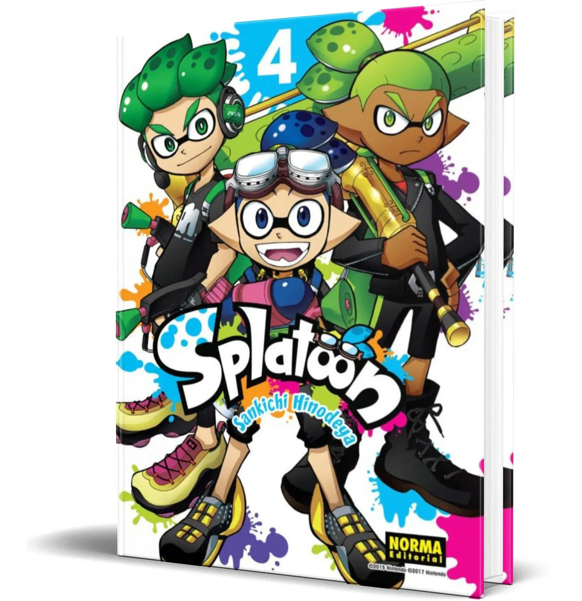 Portada de Libro Splatoon Vol.4 [ Sankichi Hinodeya ] Original
