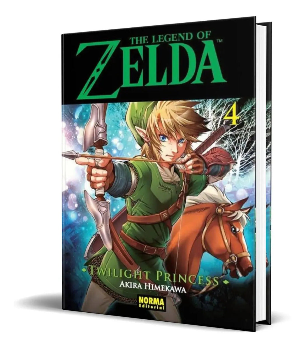 Portada de Libro Legend Of Zelda 4 Twilight Princess [ Manga ] Español