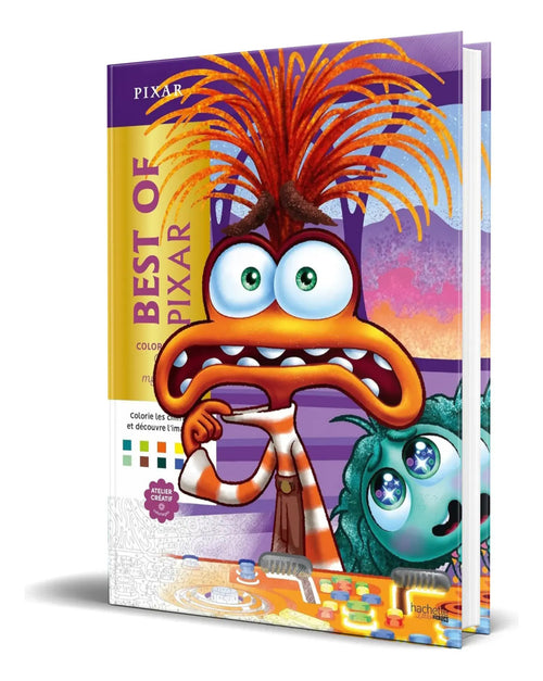 Portada de Colorea Y Descubre El Misterio [ Intensamente | Ansiedad ]