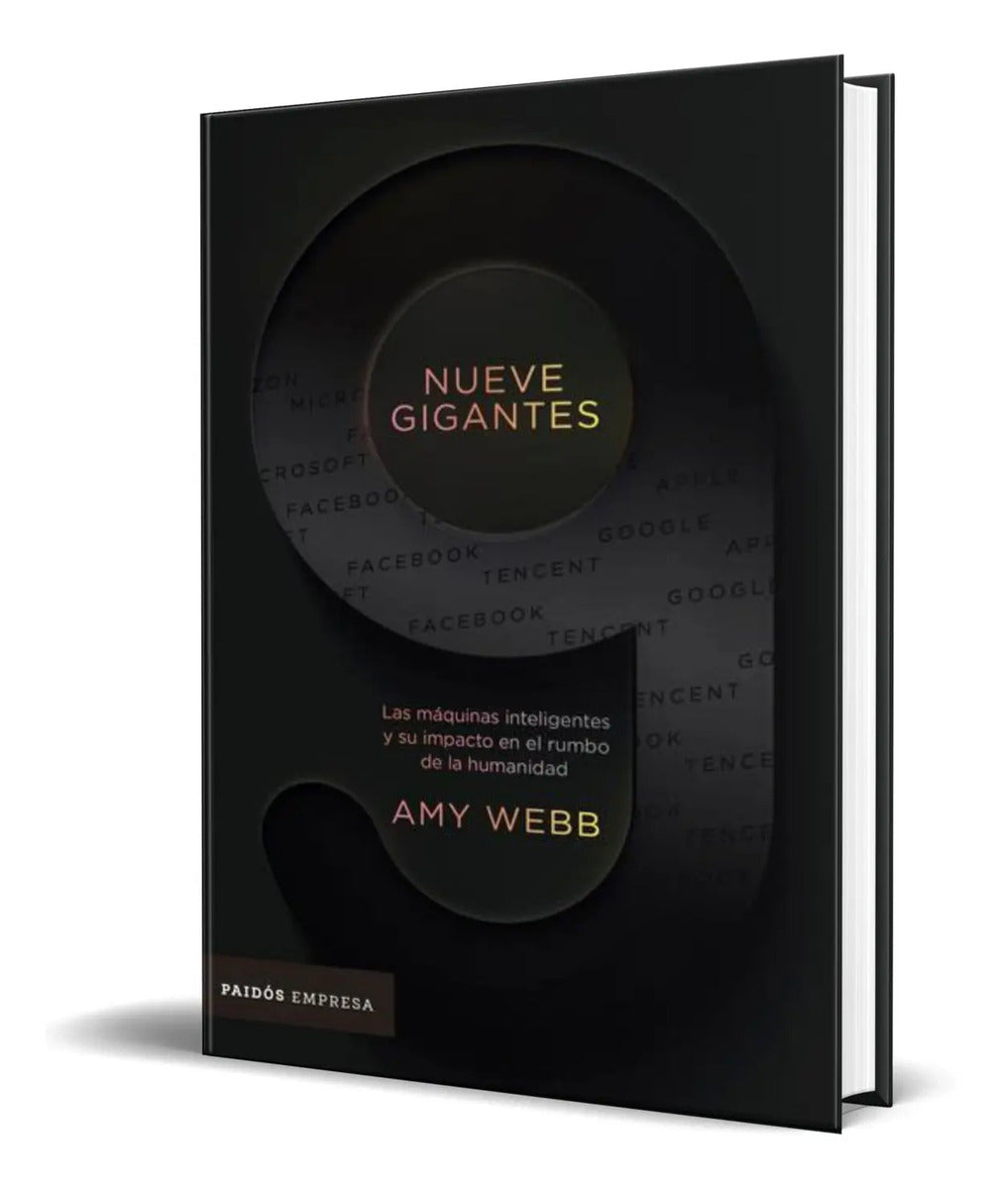 Portada de Libro Nueve Gigantes - Amy Webb [ Original ]